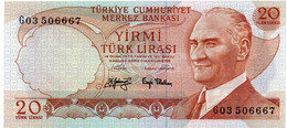 TURCHIA 20 TURKISH LIRASI 1979 P-187a2 UNC - Turkey