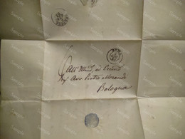Italy Italia  Folded Letter Bologna Roma 1853 - Romagna