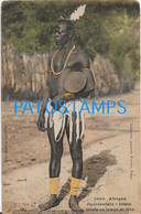 186809 AFRICA DAKAR SENEGAL COSTUMES NATIVE DIOLA IN PARTY DRESS POSTAL POSTCARD - Non Classés