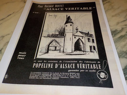 ANCIENNE PUBLICITE BERNARD BUFFET POPELINE 1964 - Other