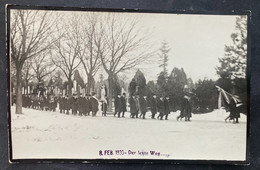 Der Letzte Weg/ Friedhof/ Photo Huber Wien II/ 1935 - Wien Mitte