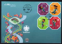 Turkey/Turquie 2021 - EURO 2020 - Sports - European Football Championship - FDC + Flyer - Superb*** - Storia Postale