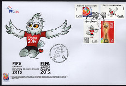 Turkey/Turquie 2015 - FIFA  Women's Football World Cup Canada 2015 - FDC - Superb*** - Cartas & Documentos