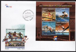 Turkey/Turquie 2012 - World Indoor Athletics Championship - FDC - Superb*** - Covers & Documents