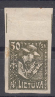 Lithuania Litauen 1921 Mi#92 U Mint Never Hinged (hinge Mark On Top) - Litouwen