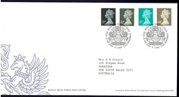 Great Britain 2002 Royal Mail Definitive Stamps - The Queen FDC - 2001-2010 Em. Décimales
