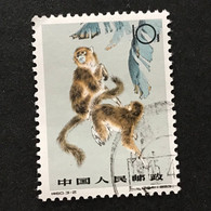 ◆◆◆CHINA 1963  Snub-nosed Langur   , SC＃714  ,  10F  (3-2)   USED    AB4915 - Used Stamps