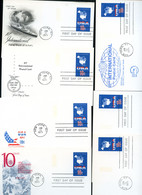 UX59 UPSS S78 7 Diff. Postal Cards FDC 1971 - 1961-80