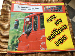 CALENDRIER-ALMANACH  Sapeurs-Pompiers  GRAND FORMAT  Ville De  SAINT-MICHEL-sur-ORGE  Année 1984 - Big : 1981-90