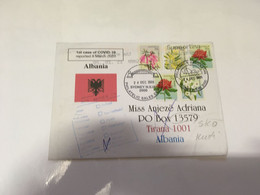 (5 H 48) COVID-19 - Letter Posted From Australia To Albania For 1st Case Of COVID-19 Reported (letter Was RTS) - Malattie