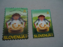 SLOVENIA USED     STAMPS FOLK TALES  DIFFERENT  PERFORATE - Slovenia