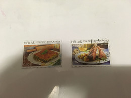 (stamps 28-5-2022) Greece - EUROMED 2021 - 2 Used Stamps (2 Values Only) - Oblitérés