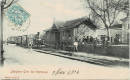 ""11 - Aude - Lézignan - La Gare Des Tramways - Altri Comuni