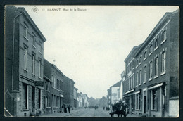 CPA - Carte Postale - Belgique - Hannut - Rue De La Station - 1910 (CP20457OK) - Hannut