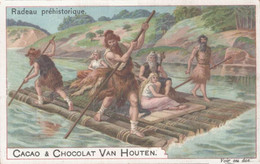 CHROMO CHOCOLAT VAN HOUTEN RADEAU PREHISTORIQUE - Van Houten