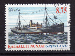 GROENLAND Greenland 2004 Bateau Vapeur Disko  Yv 403 OBL - Usados