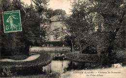 N°93608 -cpa Lesigny -château De Romaine- La Pièce D'eau- - Lesigny