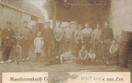 Katwijk Aan Zee Zeer Oude Foto Mandenmakerij 1068 - Katwijk (aan Zee)