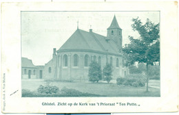 Gistel : Zicht Op De Kerk Van 't Prioraat "ten Putte" : 1905 !! - Gistel