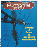 CPM  Partis Politique Humanité Dimanche PCF La France A Besoin De Son Courant Révolutionnaire - Labor Unions