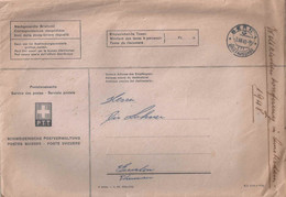 Post Form 4439  "Nachgesandte Briefpost"  Bern - Gunten           1948 - Covers & Documents