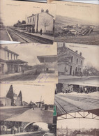 Lot 3009 De 10 CPA Gares Station Chemin De Fer Train Déstockage Pour Revendeurs Ou Collectionneurs - 5 - 99 Karten