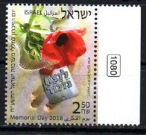 Israel  2018. Memorial Day. MNH - Unused Stamps (without Tabs)