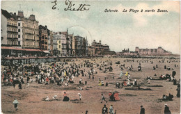 CPA-Carte Postale Belgique-Ostende La Plage à Marée Basse 1913 VM50172 - Oostende