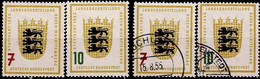 BRD FGR RFA - Stuttgart  BW (MiNr: 212/3) 1955 - ** Postfrisch MNH + Gest Used Obl - Autres & Non Classés