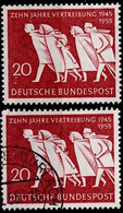 BRD FGR RFA - Vertreibung (MiNr: 215) 1955 - ** Postfrisch MNH + Gest Used Obl - Andere & Zonder Classificatie