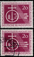 BRD FGR RFA - Schlacht Lechfeld (MiNr: 216) 1955 - ** Postfrisch MNH + Gest Used Obl - Otros & Sin Clasificación