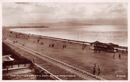 SCOTLAND - THE PUTTING GREEN & ESPLANADE, PRESTWICK # GOLF - VALENTINE & SONS LTD Cpsm ± 1950 ( ͡♥ ͜ʖ ͡♥) ♥ - Ayrshire