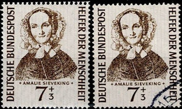 BRD FGR RFA - Sieveking (MiNr: 222) 1955 - ** Postfrisch MNH + Gest Used Obl - Other & Unclassified