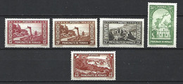 Timbre  Monaco En Neuf ** N 119/120/121/122/123 - Unused Stamps