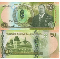 TONGA  New  50    PAANGA     PW48A(2)   ( ND   2021 )  "  King Tupou VI + Royal Palace At Back " - Tonga