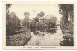35-POLIGNE- Le Moulin De Roudun...1957  (fente à Droite) - Sonstige Gemeinden