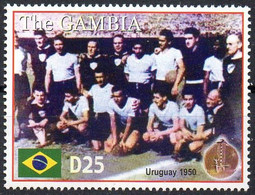 Gambia - 1v - MNH - Uruguay Team 1950 - Football Bastia Fußball Fútbol Soccer Calcio Futebol Voetbal - 1950 – Brazilië