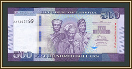 Liberia 500 Dollars 2017 P-36 (36b) UNC - Liberia
