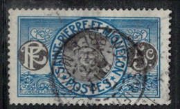 SAINT PIERRE ET MIQUELON        N°  YVERT :  107 ( 1 )  OBLITERE       (OB 10 / 16 ) - Used Stamps