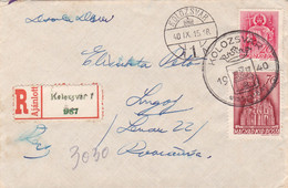 Occ.Hungary In Transilvania,1940 Registered Covers Kolozsvar WISSZATERT ! - Transylvania