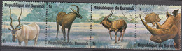 Burundi 1975 Michel 1149 - 1152 O Cote (2005) 1.00 Euro Animaux D'Afrique Cachet Rond - Used Stamps