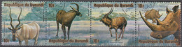 Burundi 1975 Michel 1173 - 1176 O Cote (2005) 1.20 Euro Animaux D'Afrique Cachet Rond - Used Stamps