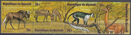 Burundi 1975 Michel 1185 - 1188 O Cote (2005) 1.60 Euro Animaux D'Afrique Cachet Rond - Usati