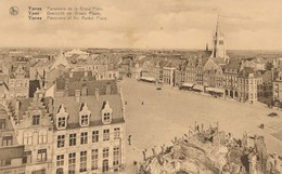CPA - Belgique - Ieper - Ypres - Panorama De La Grand'Place - Ieper