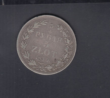 Polen Poland 5 Zlot 1840 - Polonia