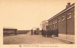Aérodrome De NIVELLES - La Plaine Vue Du Corps De Garde - Nijvel