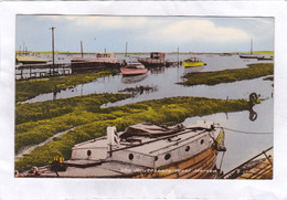 CPSM :  14 X 9  -  The  Houseboats, West  Mersea - Colchester