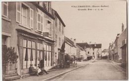 CPA  Villersexel (70) Le Café Millet Dans La Grande Rue   Ed CLB - Villersexel