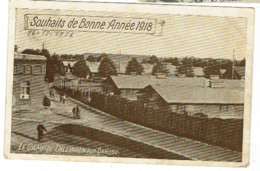 CPA - ALLEMAGNE - Camp De DILLINGEN Sur DANUBE - Bonne Année 1918 - - Autres & Non Classés