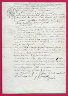 Manuscrit Daté De 1828 - Haute Saône - Leffond - Cession De Deux Pièces De Terres Labourables - Manuscripts